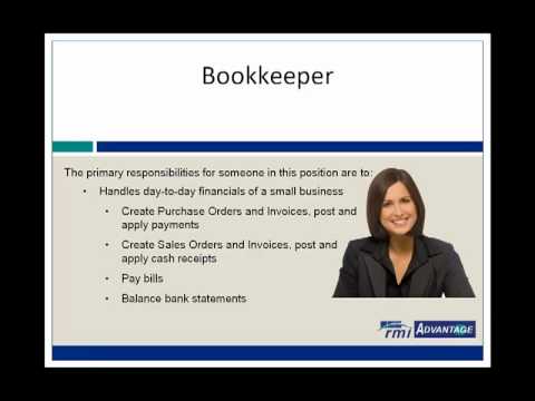 bookkeeper job description
